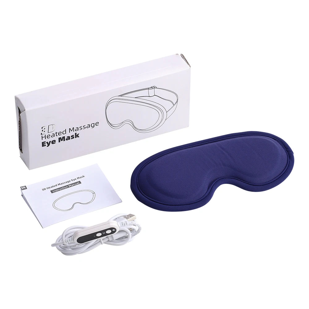 Heated 3D Massage Eye Mask for Dry Eyes and Stress Relief - 18