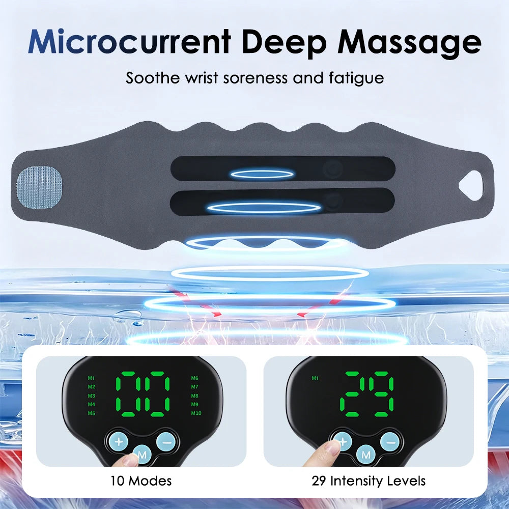Electric Cordless Wrist Massager for Muscle Fatigue Relief