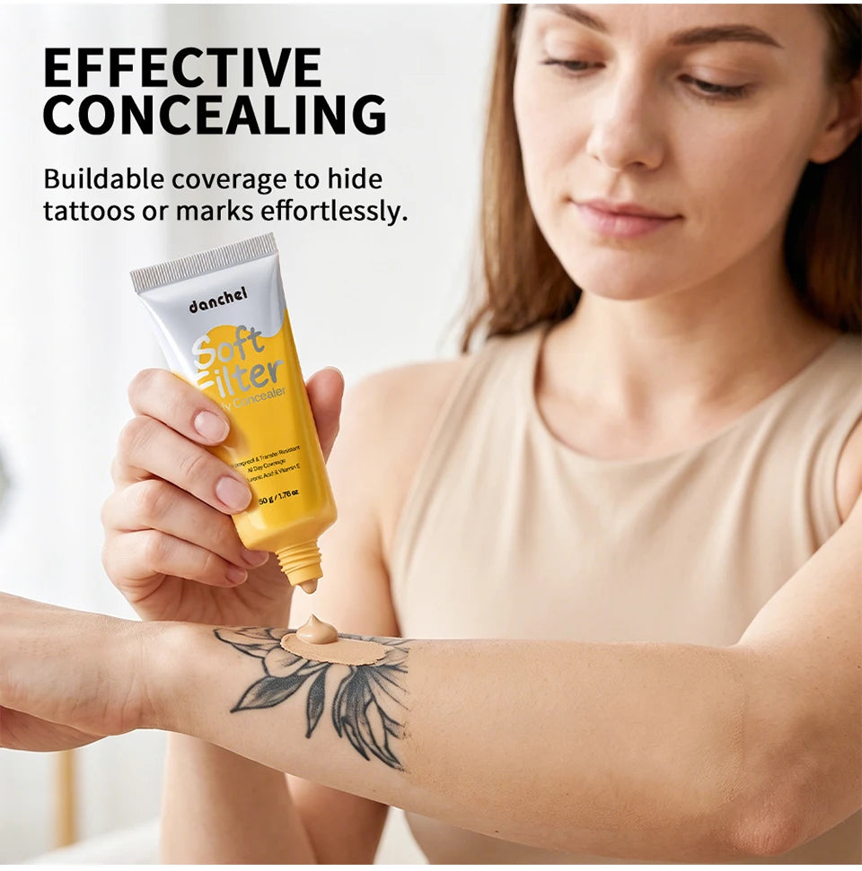 Waterproof Full Coverage Body Concealer for Scars, Tattoos and Veins - 9