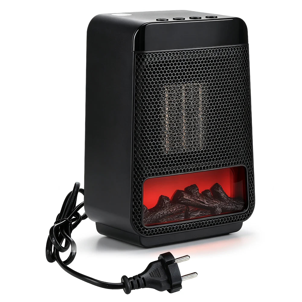Portable PTC Ceramic Space Heater with Ambient Light and Timer