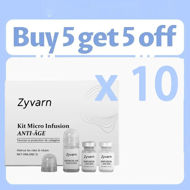 Anti-Aging Collagen Micro-Penetrating Face Serum Set - 7
