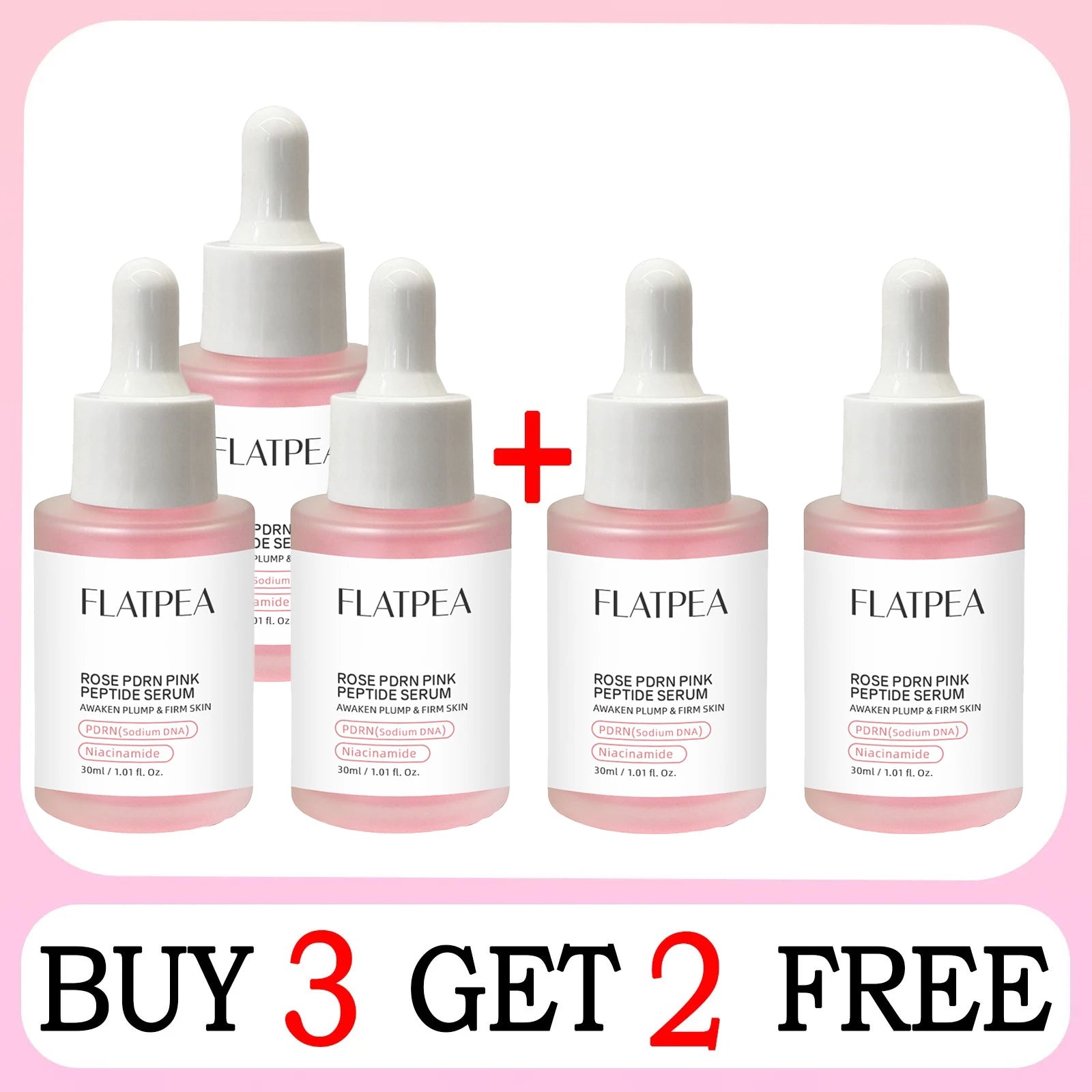Collagen PDRN Peptide Facial Serum for Hydrating and Brightening Skin - 10
