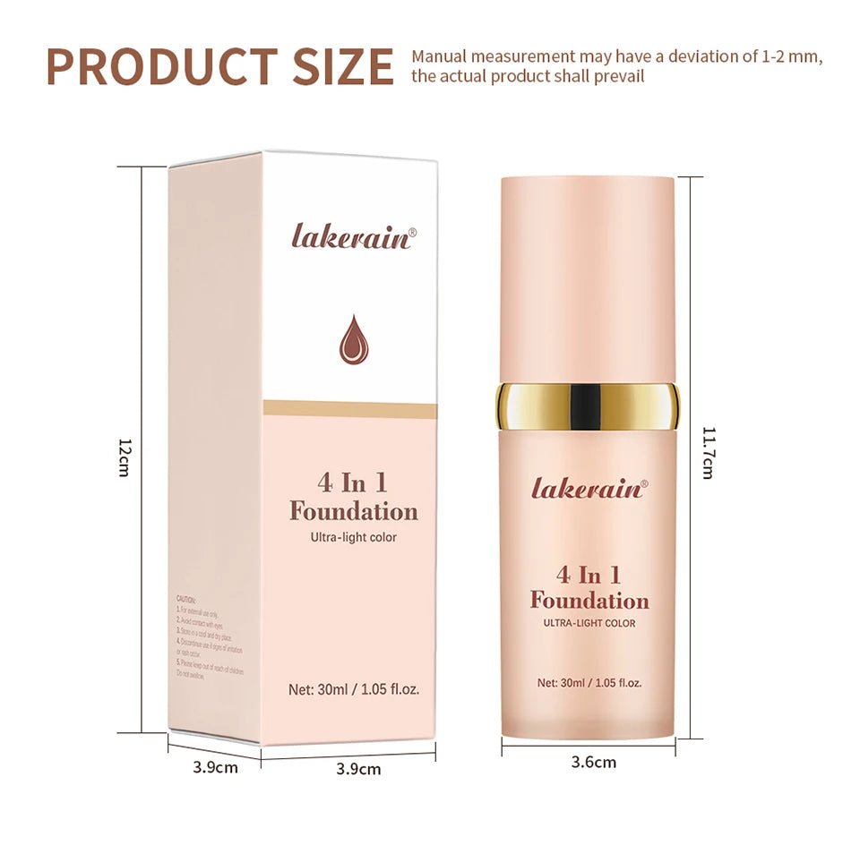 Color-Changing 4-in-1 Moisturizing Foundation with SPF 30 - 15