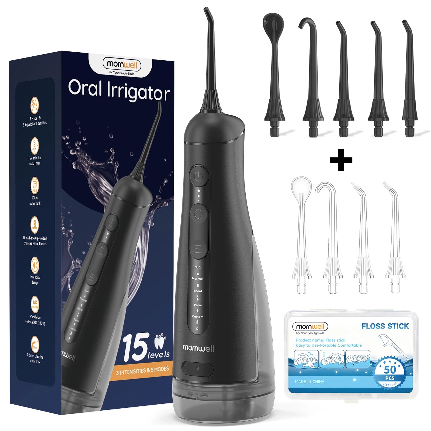 Portable Cordless Water Flosser for Teeth and Braces - 22