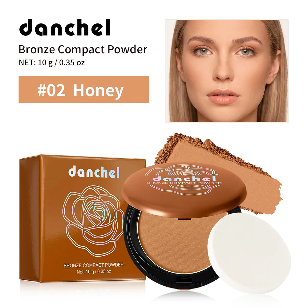 Matte Pressed Bronzer Powder for Sculpting and Face Contouring - 23