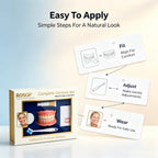 Cosmetic Silicone Denture Set for Natural Smile Makeover