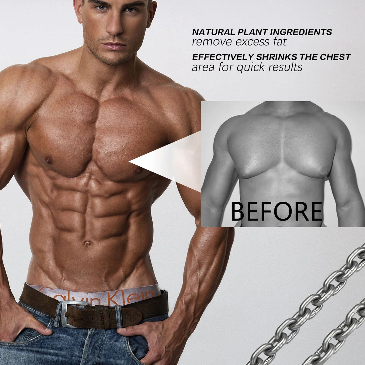 Chest Firming and Gynecomastia Reduction Spray for Men