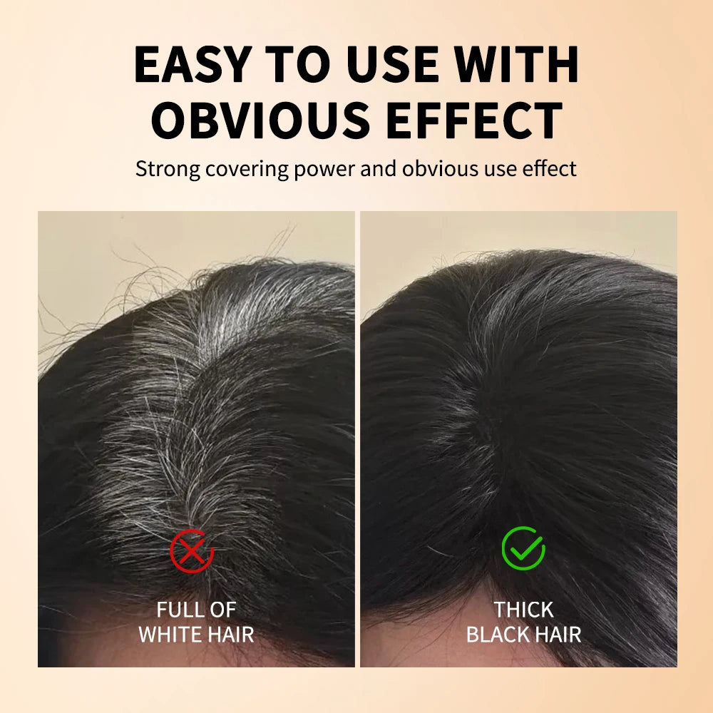 Temporary Hair Gray Root Touch-Up Wand with Comb - 5