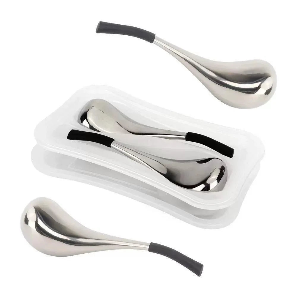 Stainless Steel Cooling Facial Ice Globes for Puffy Eyes and Skin - 12