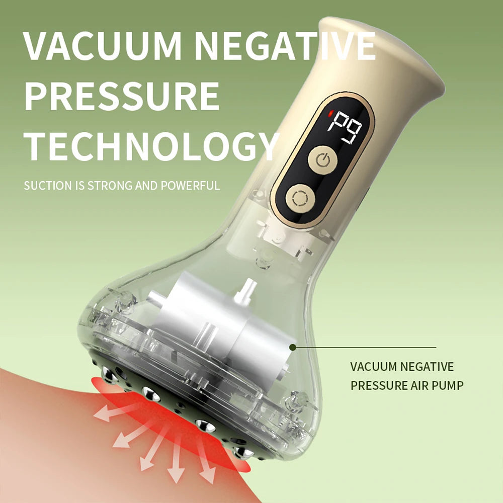 Electric Cordless Body Massager for Hot Compress and Cupping Therapy