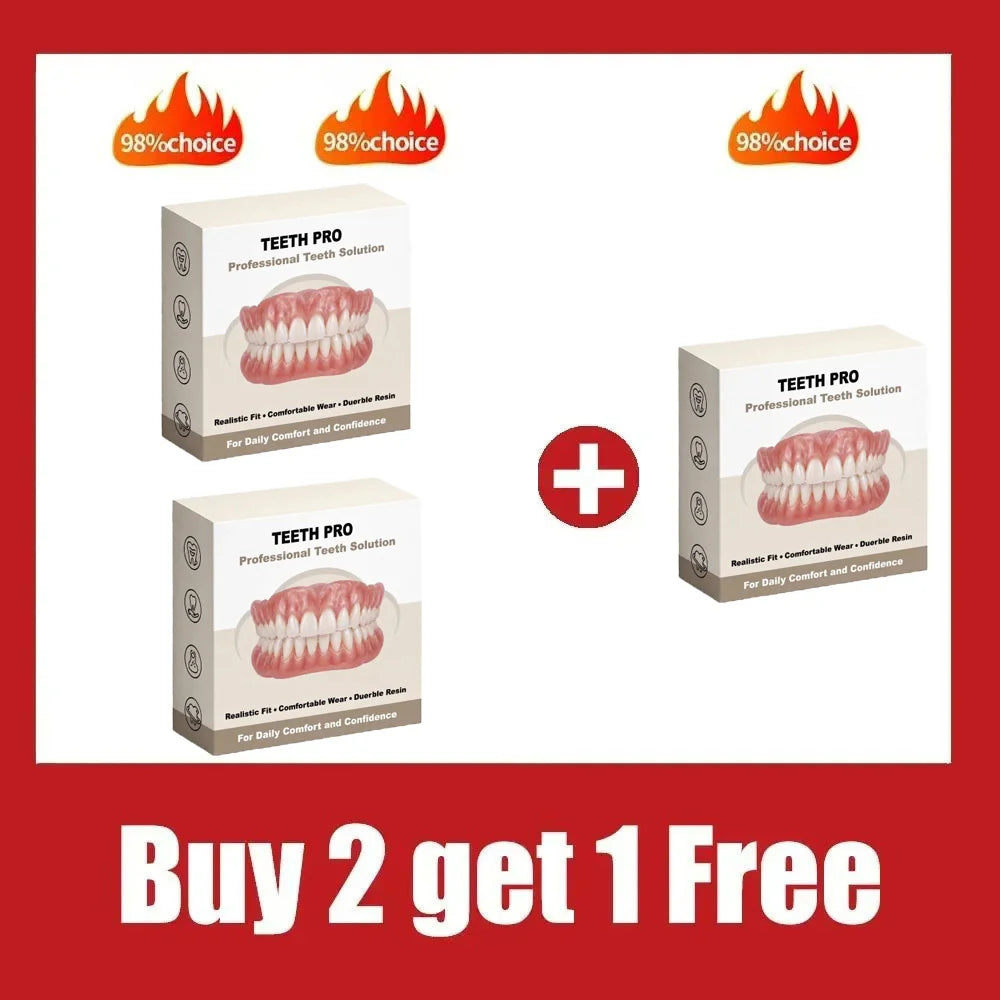Instant Snap-On Smile Veneers for Natural Looking Teeth