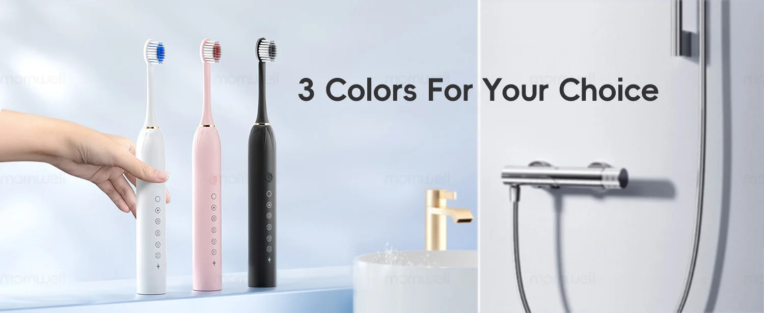 Rechargeable Sonic Electric Toothbrush with 6 Cleaning Modes - 17