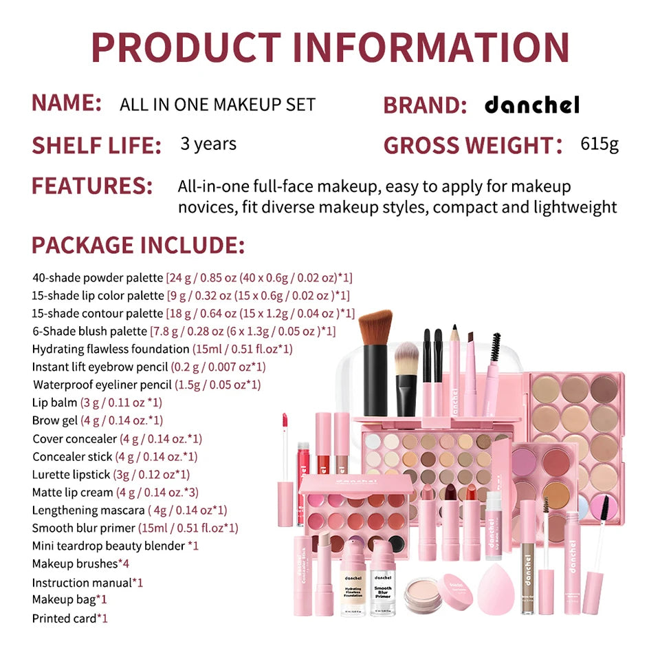 All-in-One Professional Makeup Set for Beginners