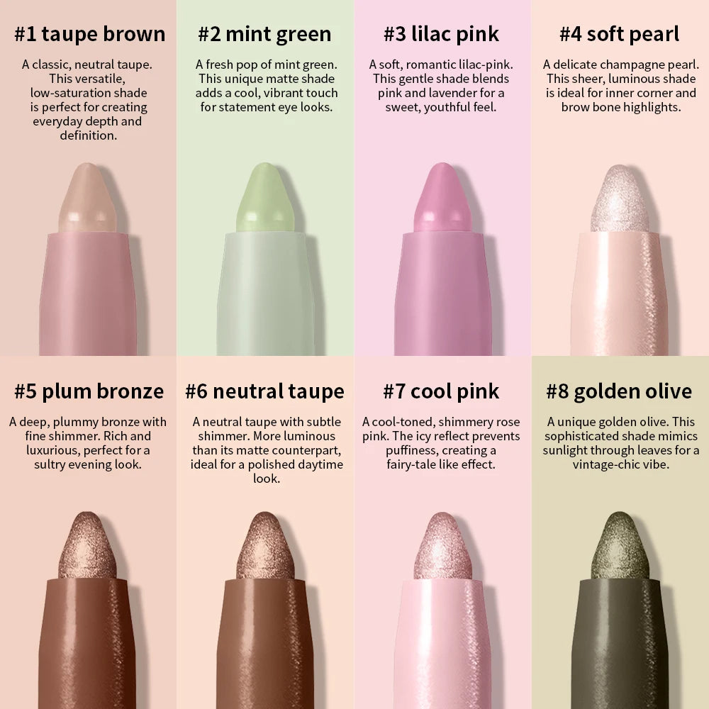 Waterproof Shimmer and Matte Eyeshadow Pencil - 4