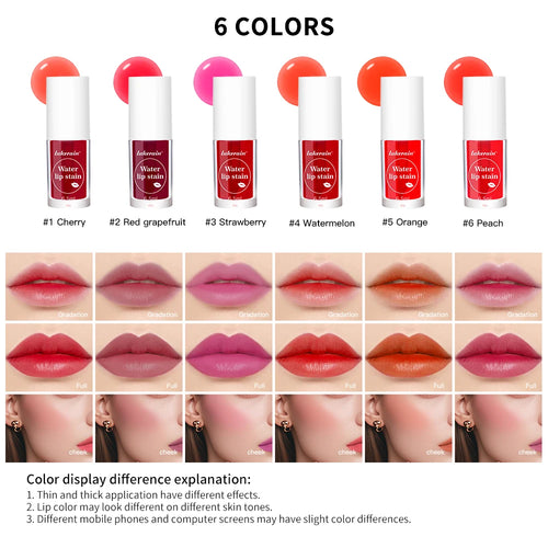 2-in-1 Waterproof Long-Lasting Lip Tint and Liquid Blush