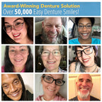 Instant Silicone Cosmetic Dentures for Upper and Lower Teeth