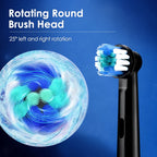 Rechargeable Rotating Electric Toothbrush with 4 Brush Heads