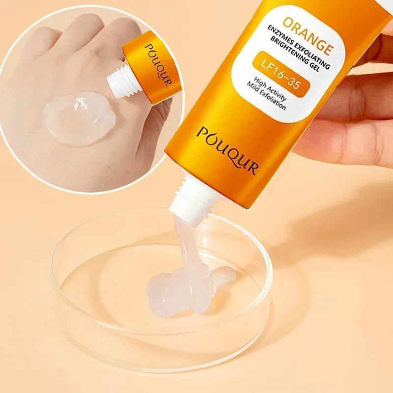 100g Orange Enzyme Exfoliating Gel for Face Brightening & Smoothing - 5