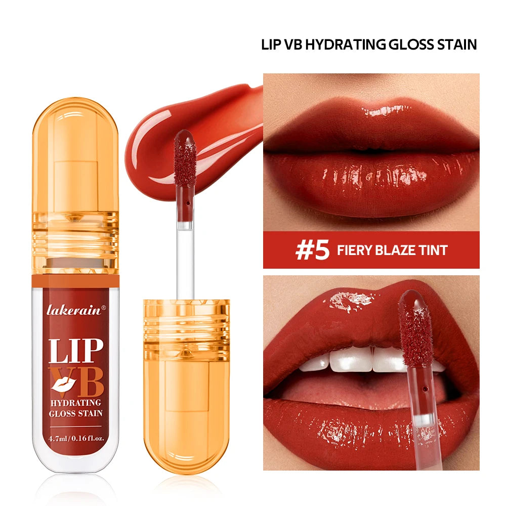 Hydrating Lip Stain and Gloss with Vitamin B12 and Coconut Water