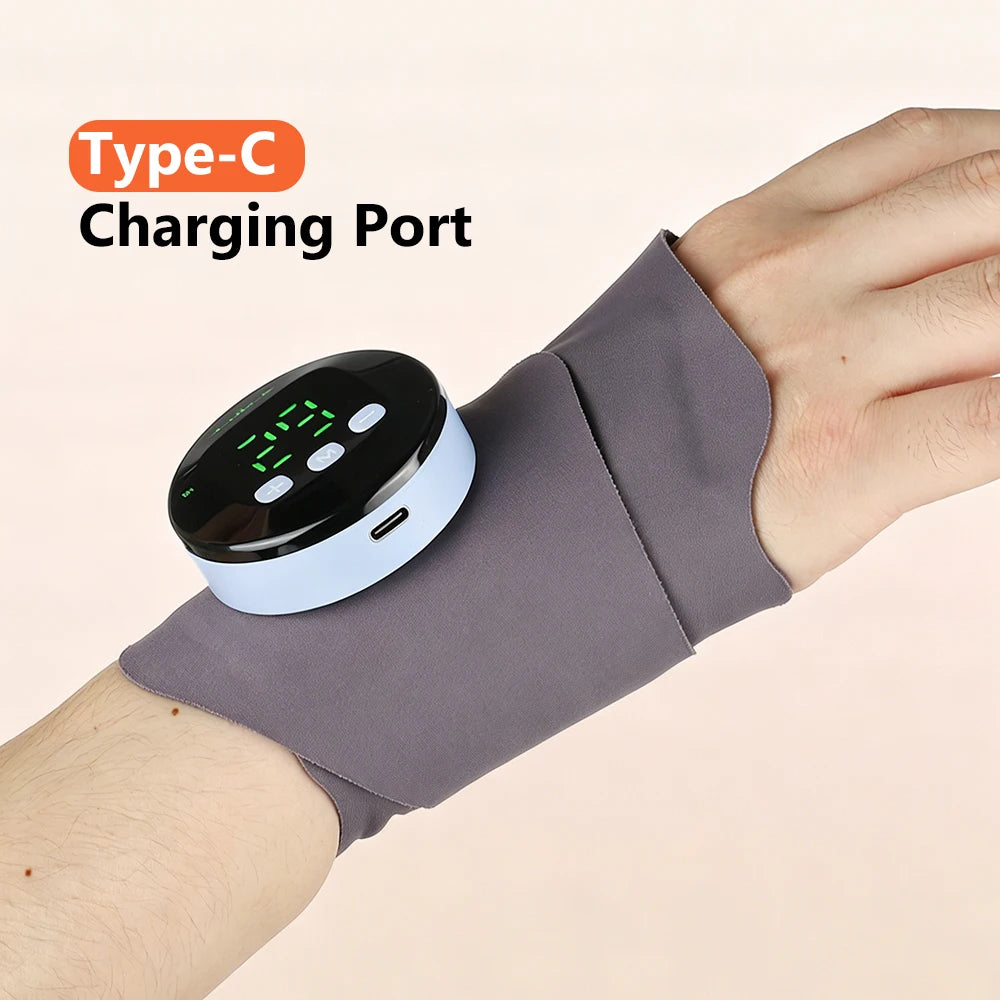 Microcurrent Wrist Massager Band with 10 Modes and 29 Levels