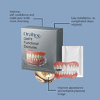 Temporary Cosmetic Denture Kit for Missing Teeth and Gaps