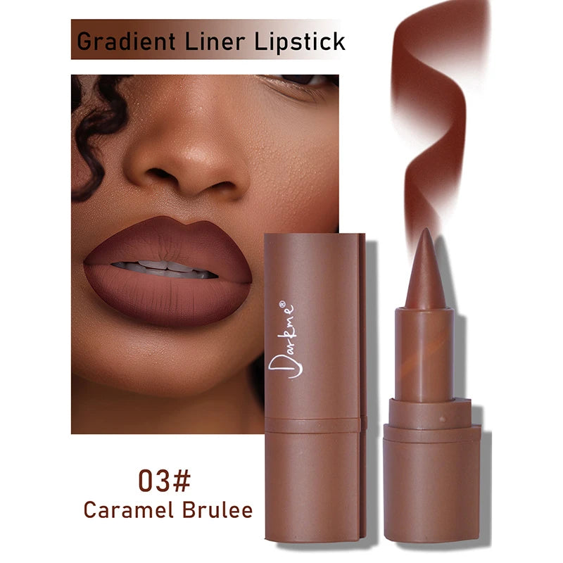 Matte Velvet Gradient Lip Liner and Lipstick Pencil - 12