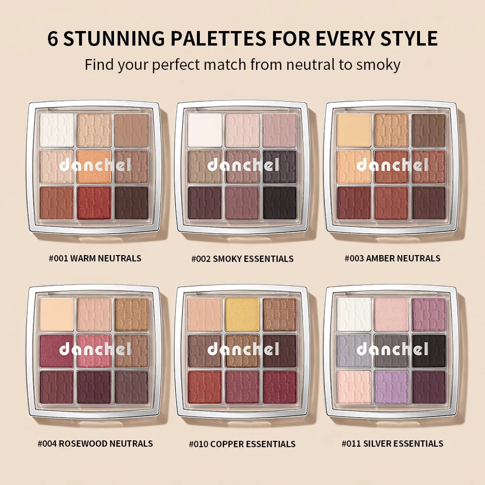 9-Shade Matte and Shimmer Eyeshadow Palette