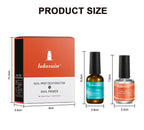 Nail Prep Dehydrator and Primer Set for Professional Manicure