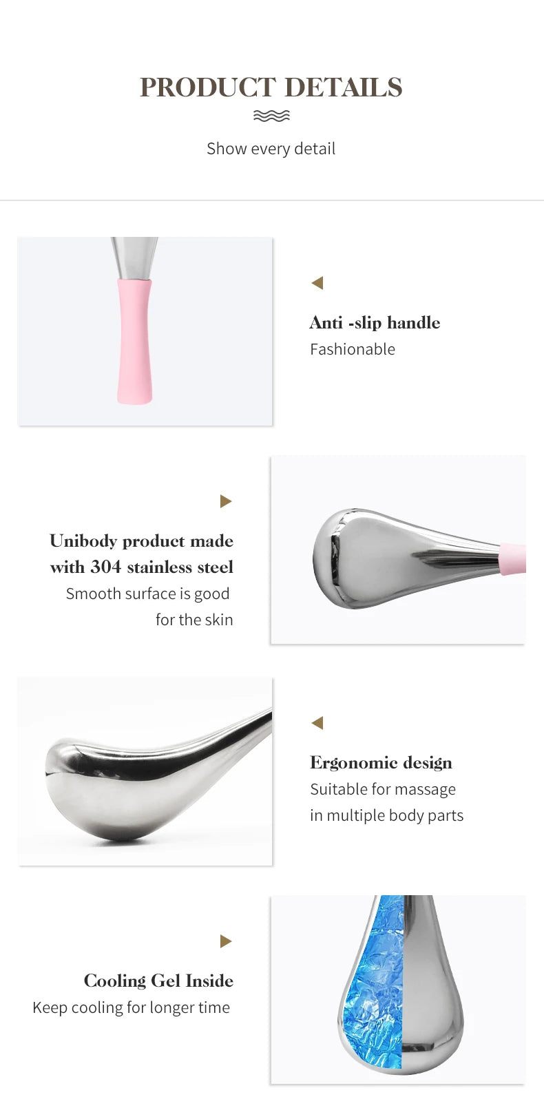 Stainless Steel Facial Cryo Sticks for Puffiness and Skin Cooling - 11