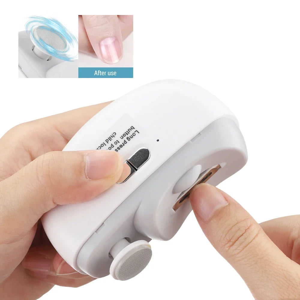 Automatic Electric Nail Trimmer with LED Light