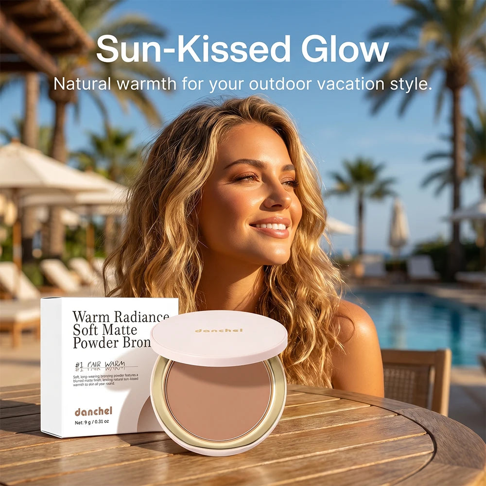 Soft Matte Bronzer Powder for Natural Contouring