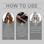Permanent Silver Gray Hair Coloring Cream