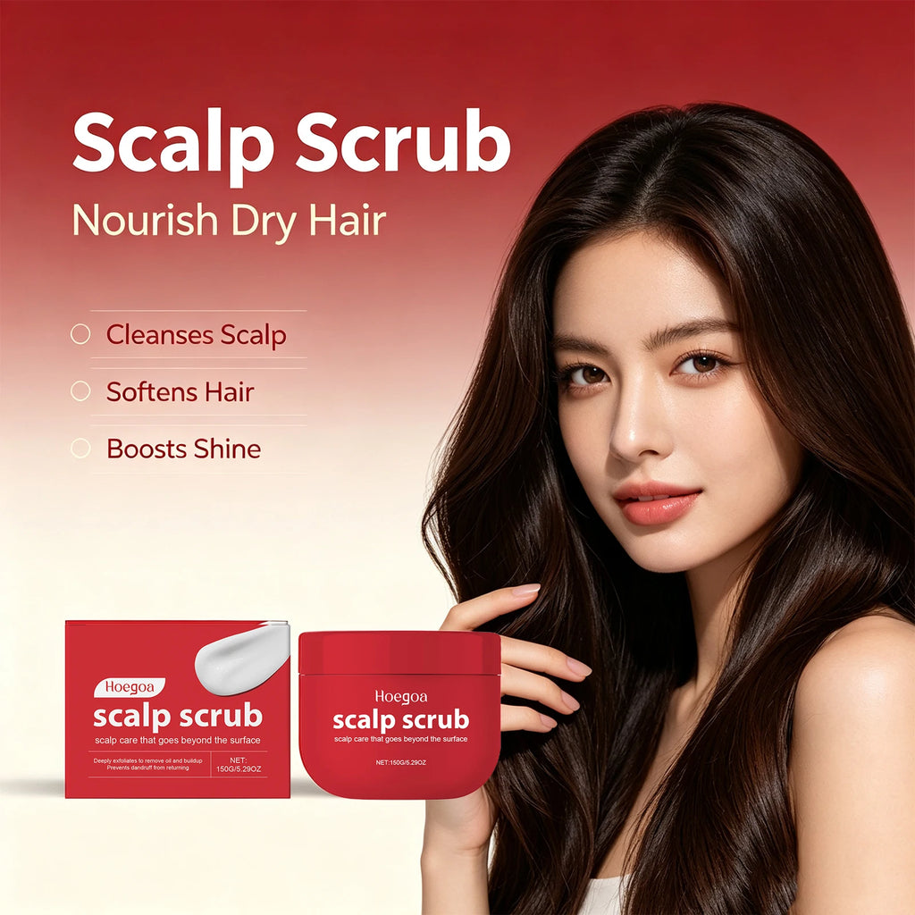 Deep Cleansing Scalp Exfoliating Scrub for Dandruff and Oil Control