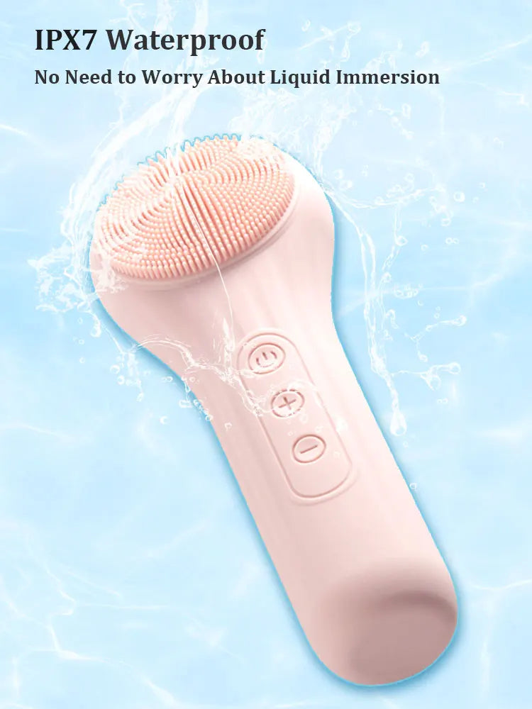 Sonic Waterproof Electric Facial Cleansing Brush - 16