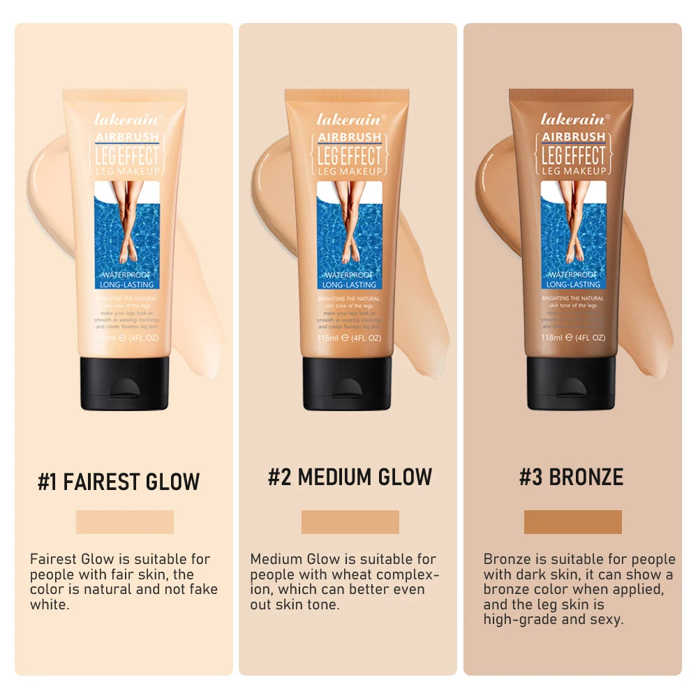 Waterproof Body and Leg Makeup Foundation