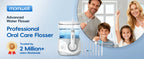 Electric Water Flosser for Teeth with 8 Multi-Function Nozzles