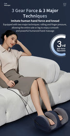 Multifunctional Shiatsu Foot and Leg Massager with Heat