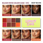 8-Color Cream Blush and Face Contouring Palette