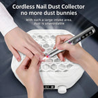 Professional Cordless Nail Dust Collector with Powerful Suction
