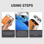 Portable Electric Rotary Shaver with Digital Display