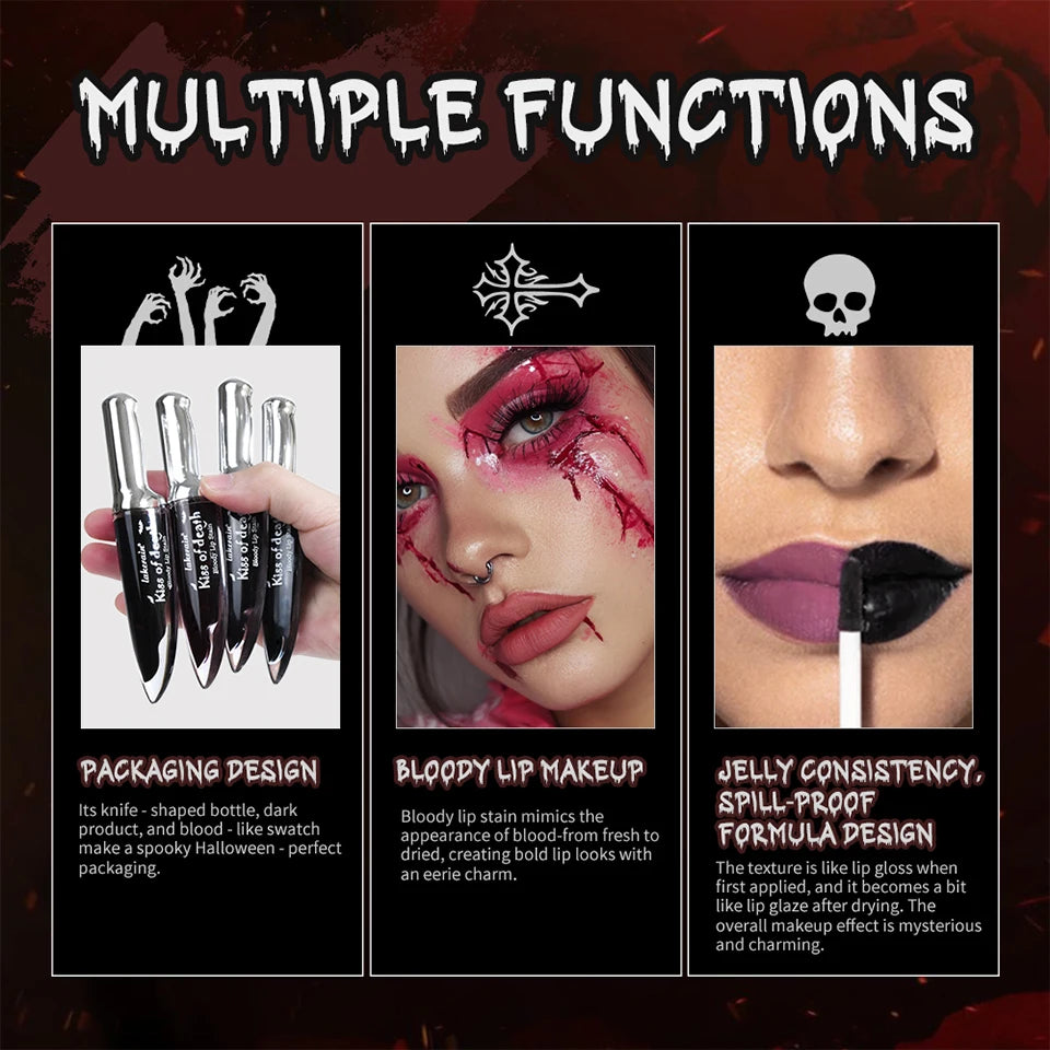 Waterproof Matte Lip Stain for Halloween Makeup