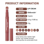 2-in-1 Waterproof Lip Cream and Blush with Cushion Applicator
