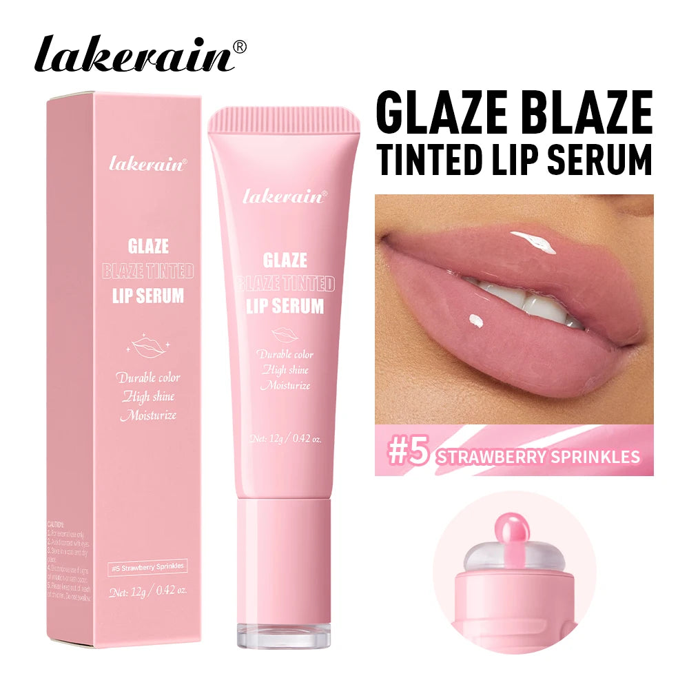 Tinted Hydrating Lip Serum for Plump Glossy Lips
