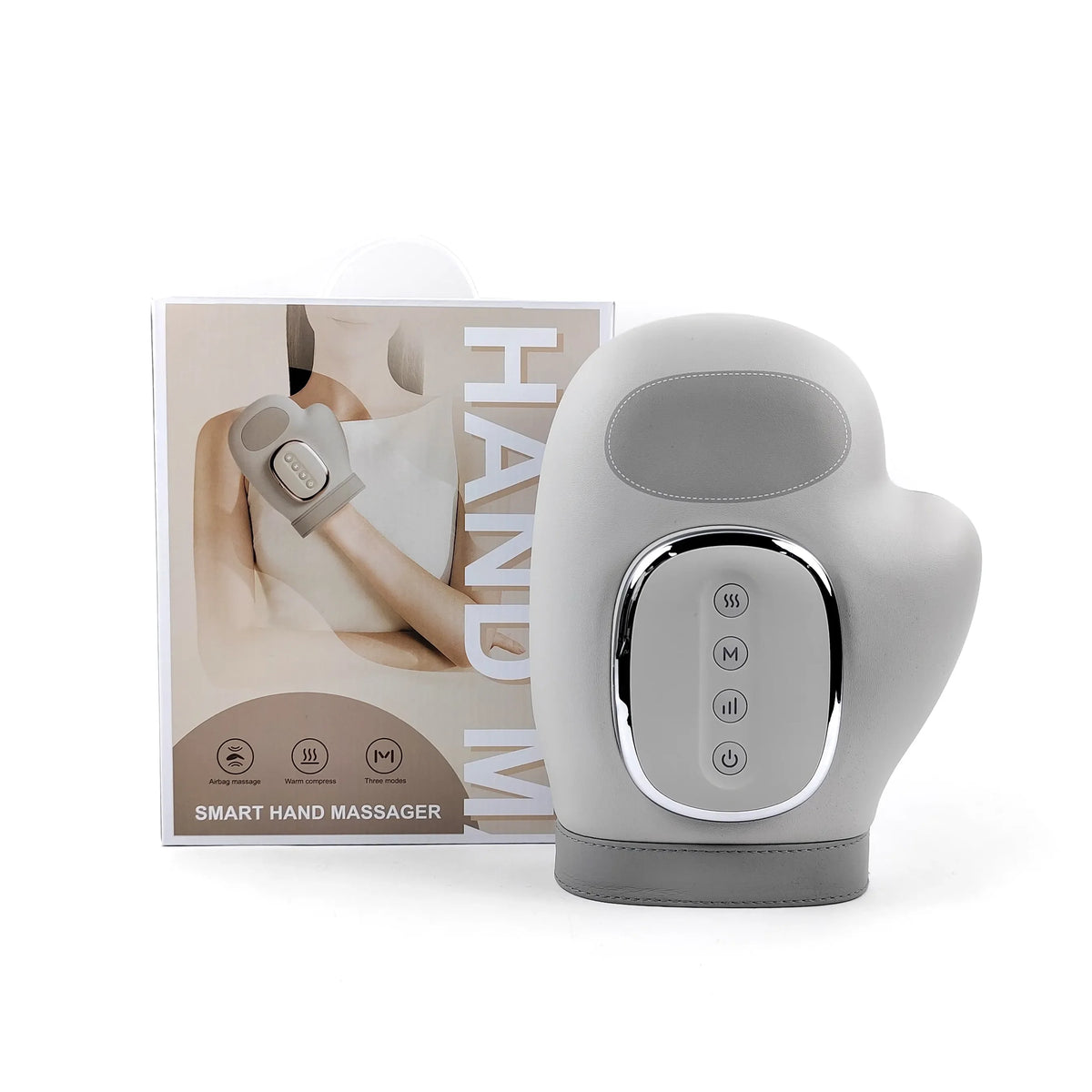 Electric Hand and Wrist Massager with Airbag Compression and Heat