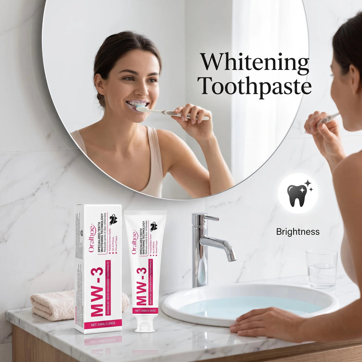 Stain Removing Teeth Whitening Toothpaste for Fresh Breath