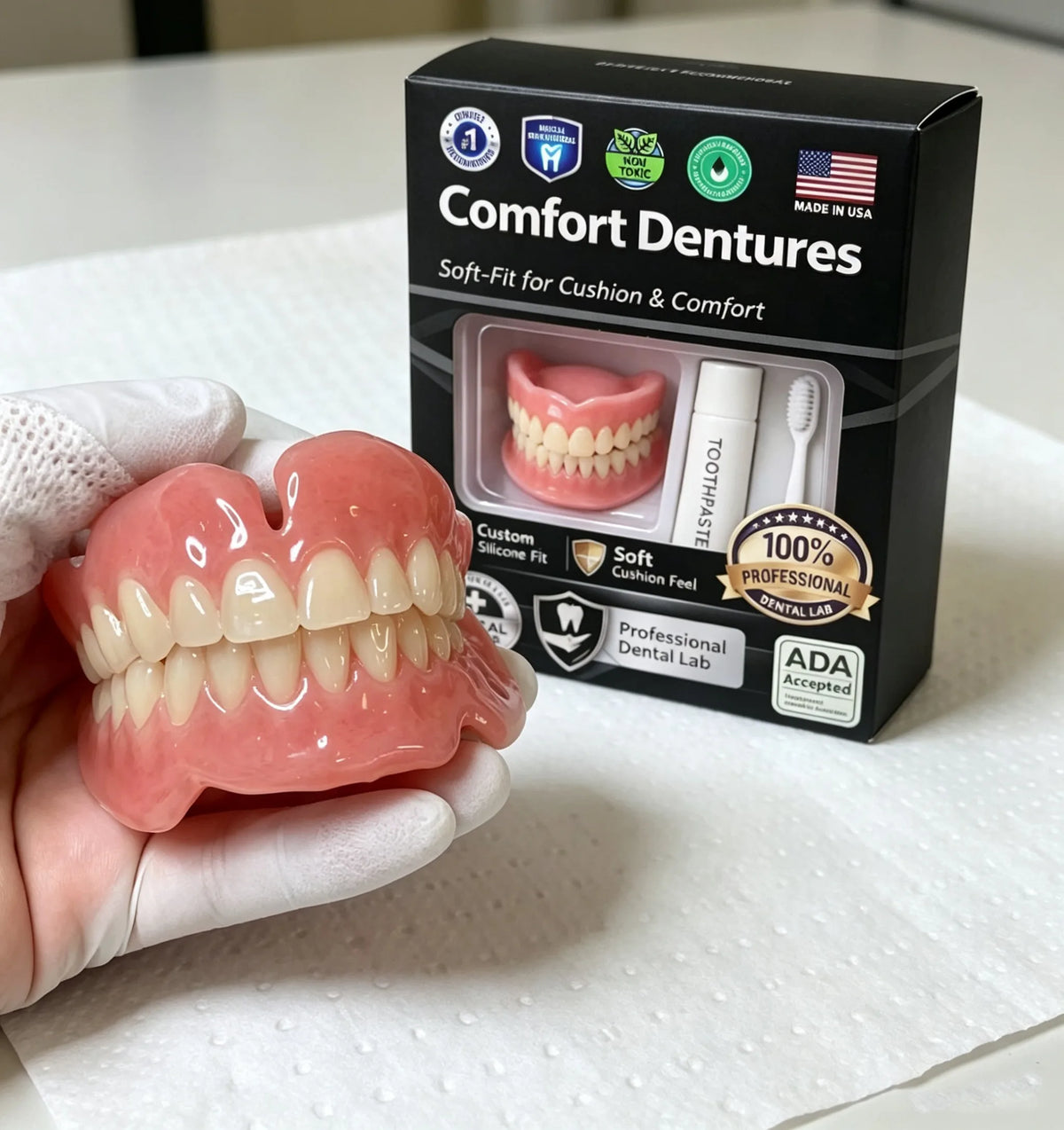 Moldable Silicone Cosmetic Teeth Veneers Kit