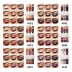 9-Color Professional Matte and Shimmer Eyeshadow Palette