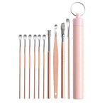 Stainless Steel Ear Wax Removal Cleaning Kit with Storage Case