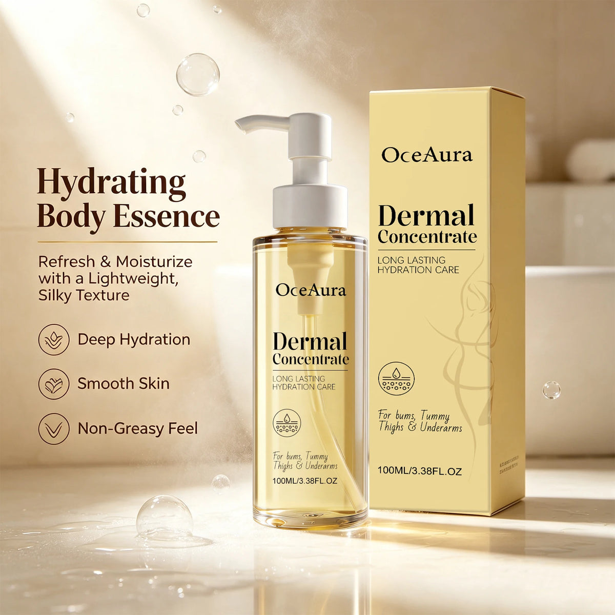 Hydrating Body Serum for Smoothing and Brightening Skin