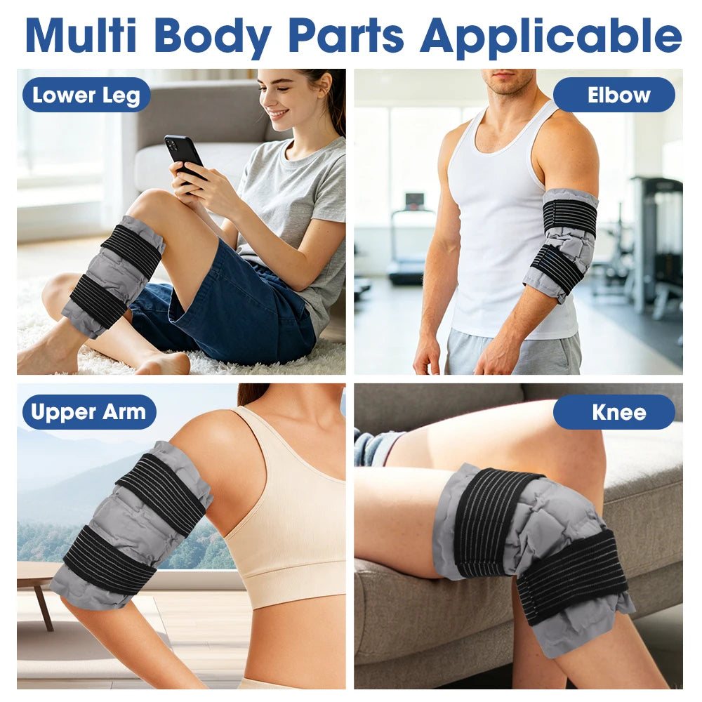Reusable Hot and Cold Knee Ice Pack Wrap